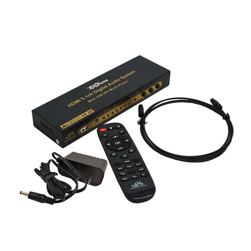 Ny mening Mængde af ansvar XOLORspace DU50 HDMI/ARC/COAXIAL/OPTICAL/USB to 5.1 audio decoder syst