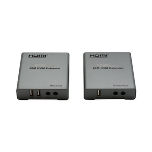 XOLORspace EX60K HDMI KVM Extender over 60 meters with IR return signal and 3.5mm audio out