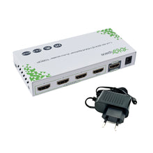 XOLORspace S104 1x4 4K 60HZ HDR HDMI Splitter auto downcaler output 4K 60HZ HDR and 1080P simultaneously