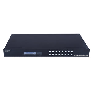 XOLORspace 4S881 8x8 HDMI Matrix Switcher sports  4k 60hz YUV 4:4:4 HDR, audio extractor, ARC, RS232 control