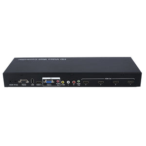 XOLORspace TW14 HDMI 2X2 HDMI Video Wall Controller with CVBS/VGA/HDMI/USB play input to be arranged on 4 HDTV