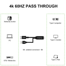 XOLORspace X14 4K 60HZ HDMI to USB Type C converter cable